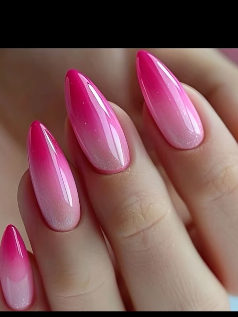 🔥3/$21 Pink Ombre Press On Nails